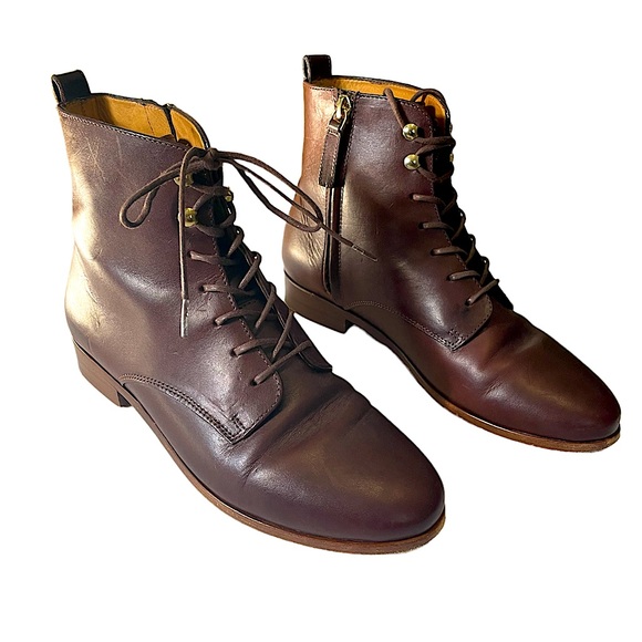 SEZANE Eugenie Leather Boots - Picture 10 of 16